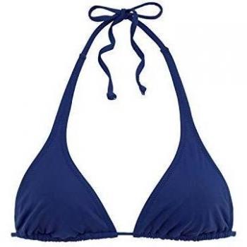 Buffalo Triangel-Top für Damen Blau Gr. 42 Cup C/D