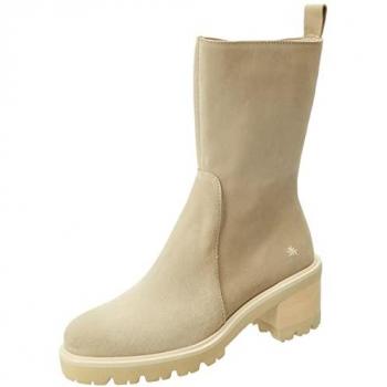 Botines de Tacón LUX SUEDE PIEDRA 1700 Brugge para Mujer color Beige