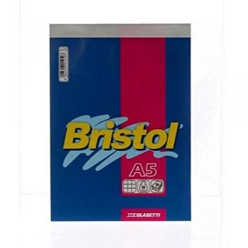 Blocco punto metallico Blasetti BRISTOL copertina patinata 115 gr 50 g/m² Q 5M A5 15X21cm - 1028
