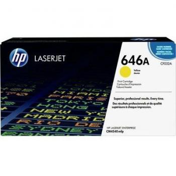 Cartouche d'encre jaune HP 646A (CF032A)