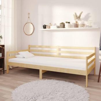 Divano Letto con Materasso 90x200 cm in Pino Massello