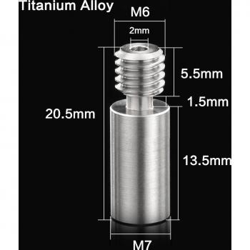 Heatbreak Titanio 3DSWay – M7 Rosca