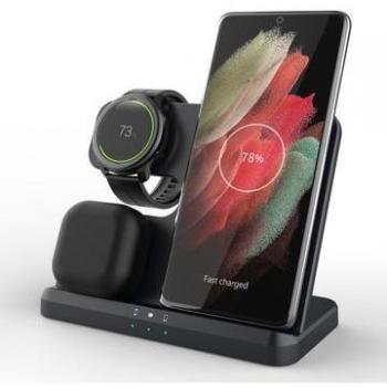Stazione di Ricarica Rapida 3-in-1 GY-Q10B - Nero