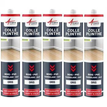 Mastic Colle Plinthes bois - ARCANE INDUSTRIES - ARCAMASTIC JOINT ET COLLE - Gris - RAL 7004