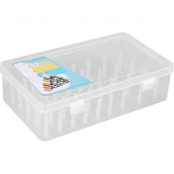 42-Compartment Clear Storage Box for Spools