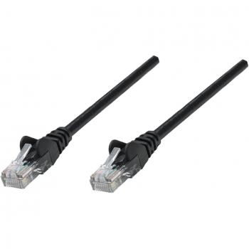 Intellinet Network Cable Cat5e UTP Black 320801 RJ45 Male 100 ft 300 m Black