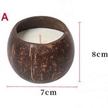 Coconut Shell Candle Making Container