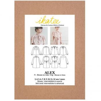 Kit Patron Alex Blouse et Robe 3 à 12 ans
