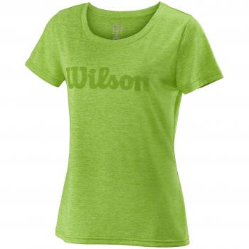 Wilson W UWII SCRIPT TECH TEE - Camiseta, Mujer, Verde