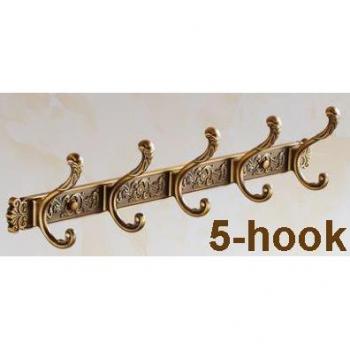 Organisateur d'accessoires de salle de bain Hotaan en laiton