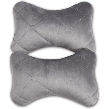 2pcs Universal Car Neck Pillows - Silk Cotton Fiber Cushions