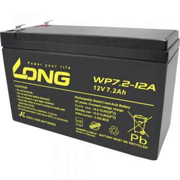 Long WP7.2-12A/F2 WP7.2-12A/F2 Bleiakku 12 V 7.2 Ah Blei-Vlies (AGM) (B x H x T) 151 x 102 x 65 mm
