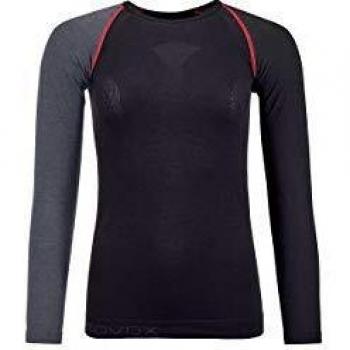 Veste d'escalade en duvet légère Ortovox Comp Light Long Sleeve W Noir T-Shirt Femme
