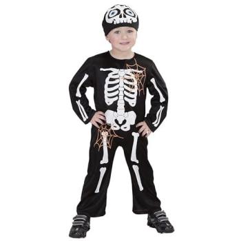 Costume Mini-Squelette Noir pour Bébé Mixte 18–24 Mois – WIDMANN