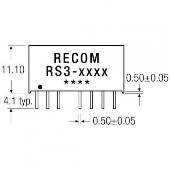 RECOM RS3-1209S DC/DC-Wandler 12 V auf 9 V