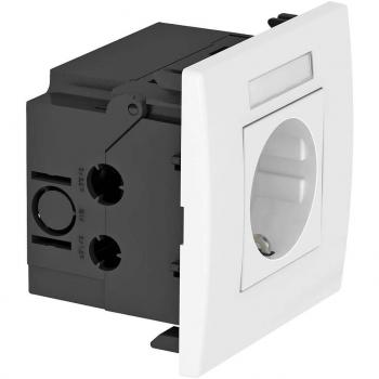 Prise électrique OBO Bettermann 6119421 insert 1 pièce blanc