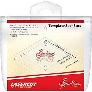 Gabarits Mini Diamants en Acrylique Transparent