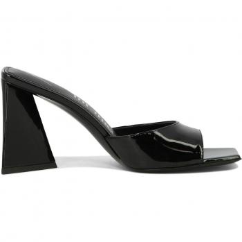 The attico devon mules in patent leather - 37 Black