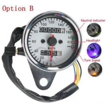 LED Motorcycle Speedometer/Tachometer Gauge for Harley Honda Yamaha