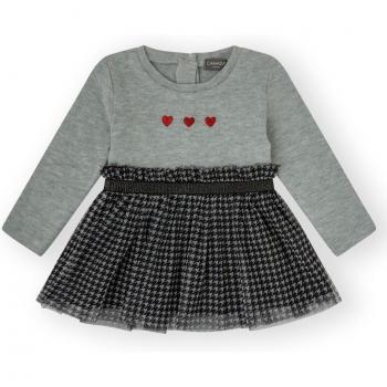 CANADA HOUSE Vestido de bebé niña gris con tul