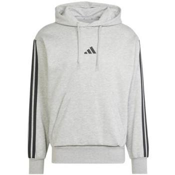 Sudadera Fleece Adidas 3 Stripes – Hombre blanco