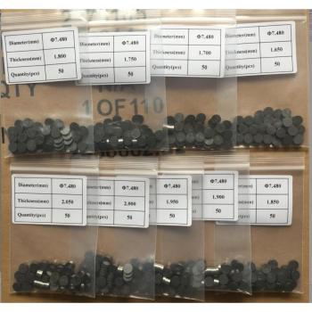 Motorcycle Valve Adjustment Kit – 55 Parts, 7.48 mm Shim