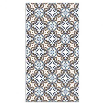 Tapis PVC Hydro Bleu Oriental Cuisine Salon Bureau 120x170