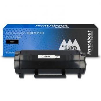 PrintAbout Dell M11XH Ersatztoner 593‑11167 – Schwarz