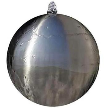 Sphère d'eau de jardin avec éclairage LED 20 cm