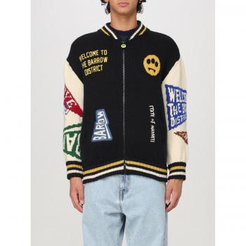 Barrow Black Varsity Jacket for Men XS