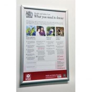 Slingsby Guidance Poster - Health and Safety Law Poster In Frame