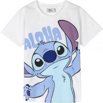 Vit Kortärmad T-shirt med Stitch för Barn
