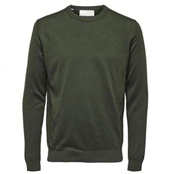 Jersey de Hombre Cuello Caja Coolmax® Verde Selected Homme