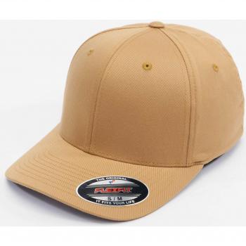 Casquette Flexfit jaune en laine peignée XS/S