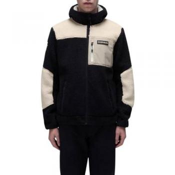 Sudadera de felpa de hombre Yupik multicolor con capucha