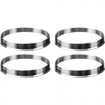 EDFY 4 x Universal Aluminum Hub Centric Wheel Spacer Set 74.1mm O/D 72.6mm I/D