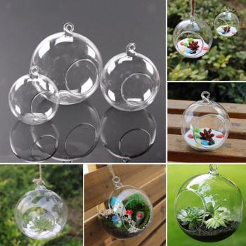 Vase suspendu en verre 10CM