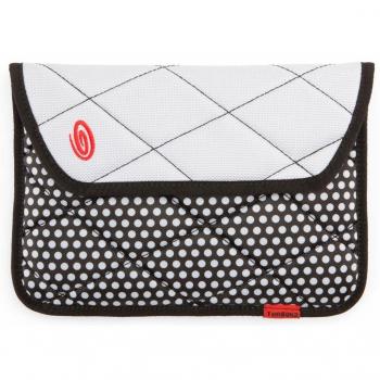 Plush Sleeve mit stoßdämpfendem Memory Foam von Timbuk2 – 7 Tablet, Schwarz-Weiß-Punkte