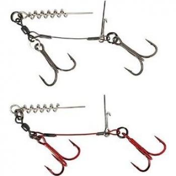 Savage Gear Carbon49 Stinger mit Korkenzieher 2x#3/0 31kg