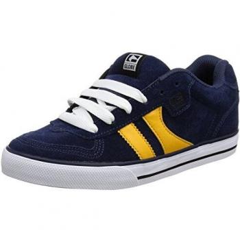 Globe Encore-2 Chaussures de Skateboard - Marine/Jaune - US 7