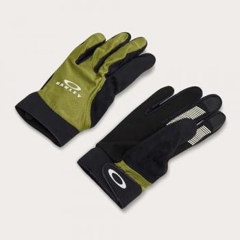 Oakley All Mountain MTB Gruselhandschuhe – Lange Variante, Grün/Schwarz, M