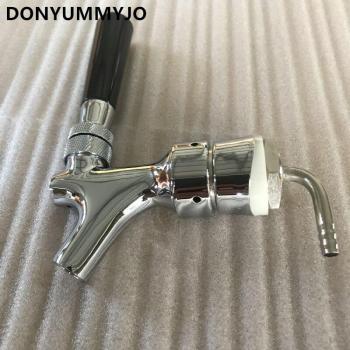 Polished Chrome Draft Beer Faucet with 6mm Elbow