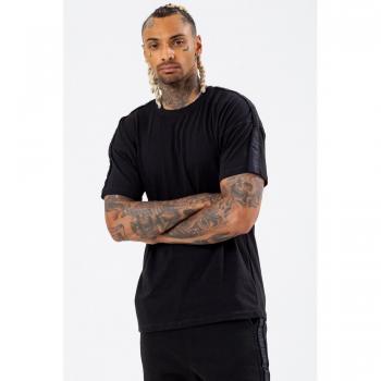 Oversized Black Hype Mens Tonal T-Sketch Shirt
