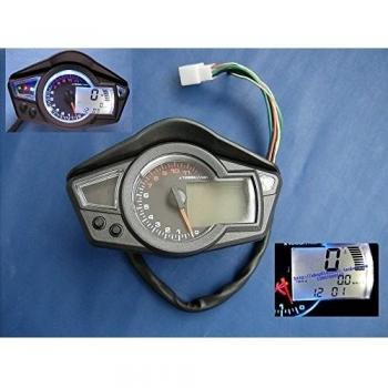 Tacómetro y Cuentakilómetros LCD 11000 rpm para Motocicleta Honda