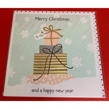 Pastell Collection Weihnachten – Glückwunschkarte mit Briefumschlag Merry Christmas