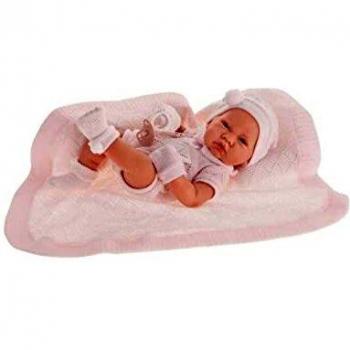 Muñeca recién nacida toquilla 42 cm