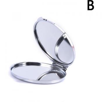 Miroir de maquillage compact rond