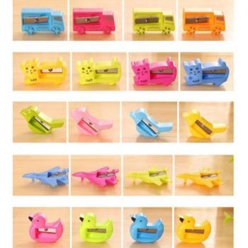 10 pièces Taille-Crayons Animaux pour École et Bureau