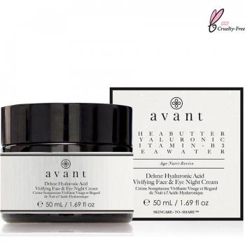 Avant Skincare Deluxe Hyaluronic Acid Vivifying Face & Eye Night Cream 50mL