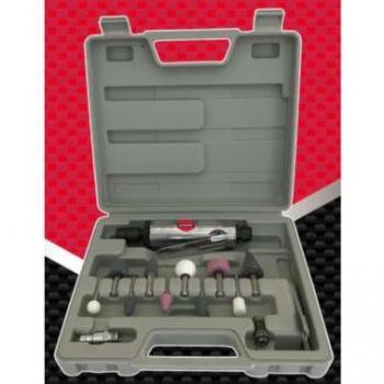 Retificador pneumático compacto 1/4 com kit